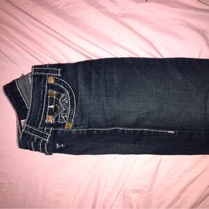 True Religion Dark Blue Boot Cut Jeans